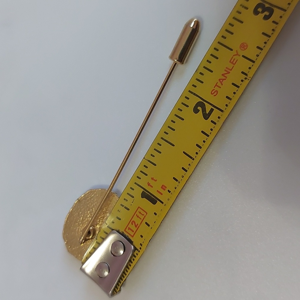 Vintage Cameo Rose Stick Pin - Picture 5 of 5